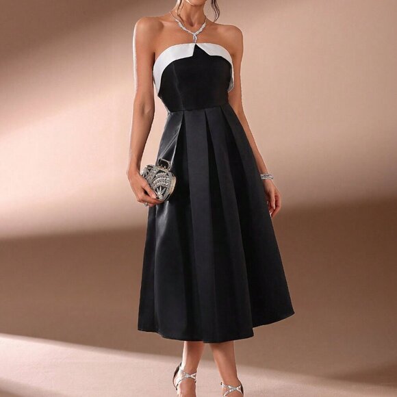 Black Elegant Women's Heavy Duty Ball Gown